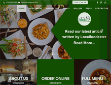 Tablet Screenshot of alacartethaibistro.com